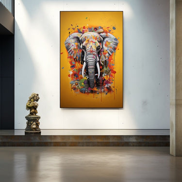 Elephant Pop Art Canvas